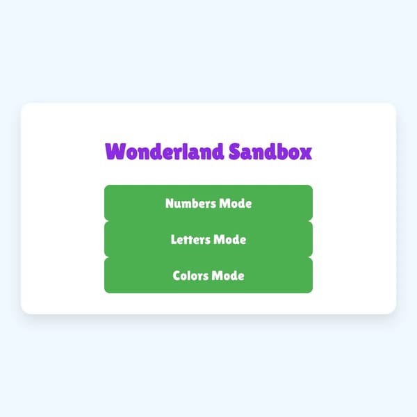 Wonderland Sandbox