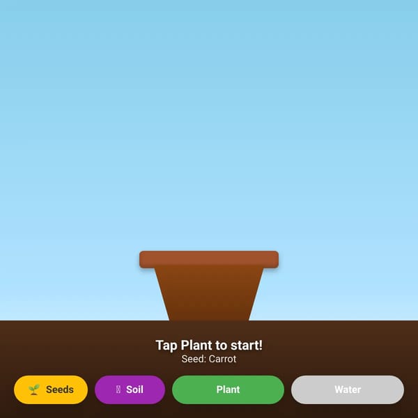 Plant Growing Game