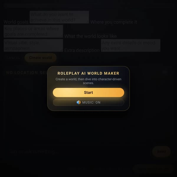 Roleplay AI World Maker