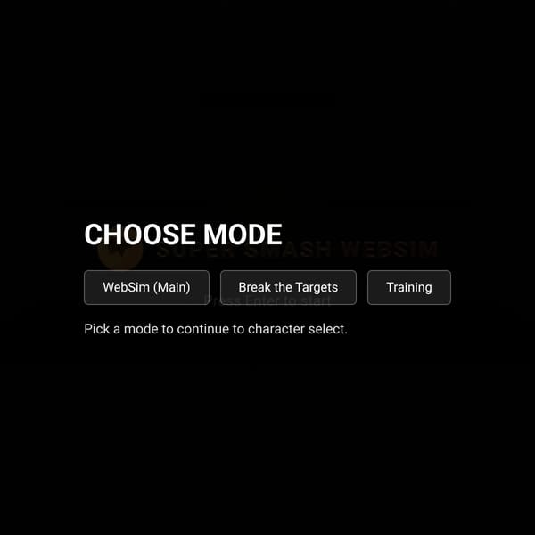 Super Smash Bros websim