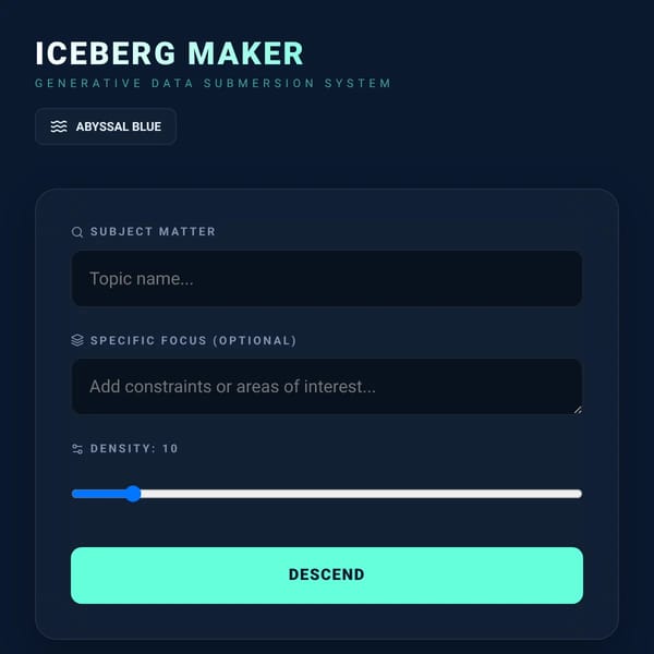 Iceberg Maker 2026