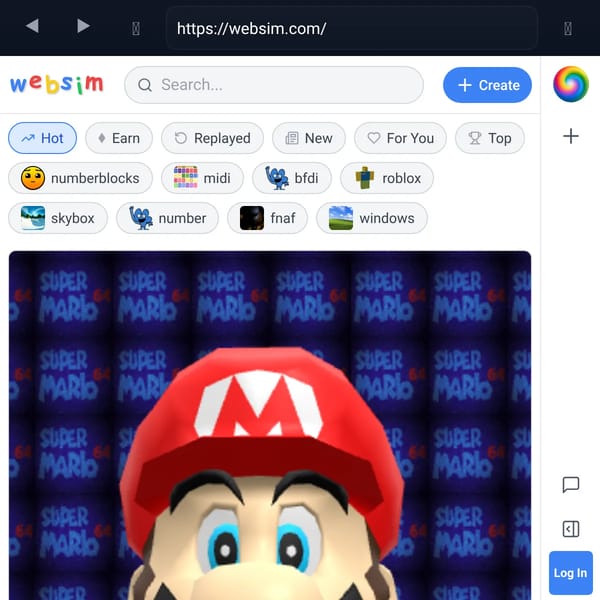 Websim Inside of Websim