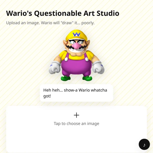 Wario's Questionable Art Studio
