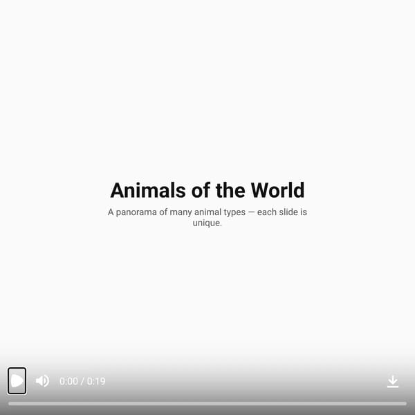 Pets Slideshow