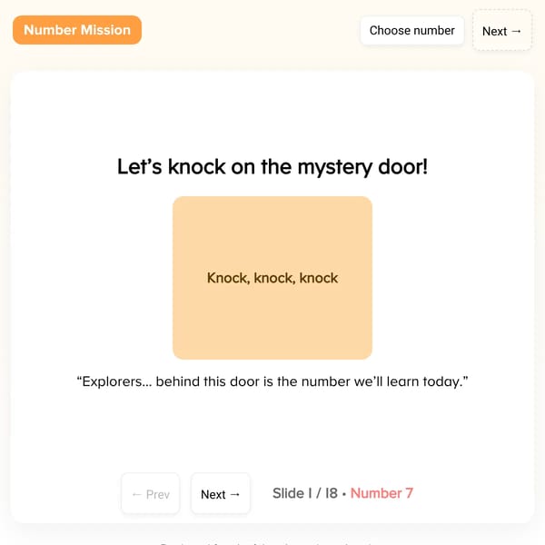 Number Mission — Interactive Lesson