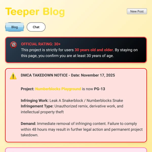 Teep New Blog