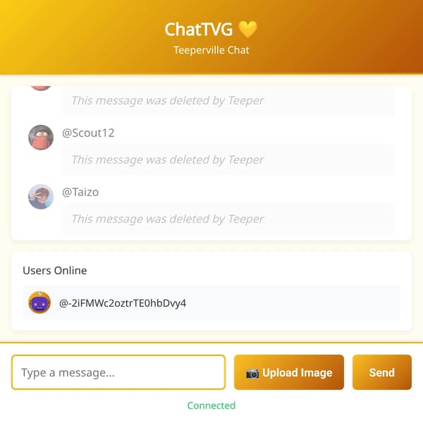 ChatTVG - Teeperville Chat