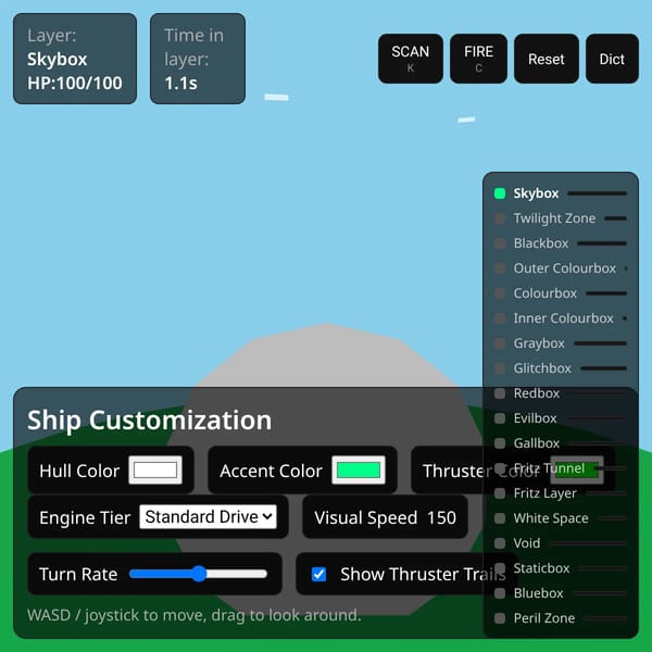 Skybox Escape Simulator