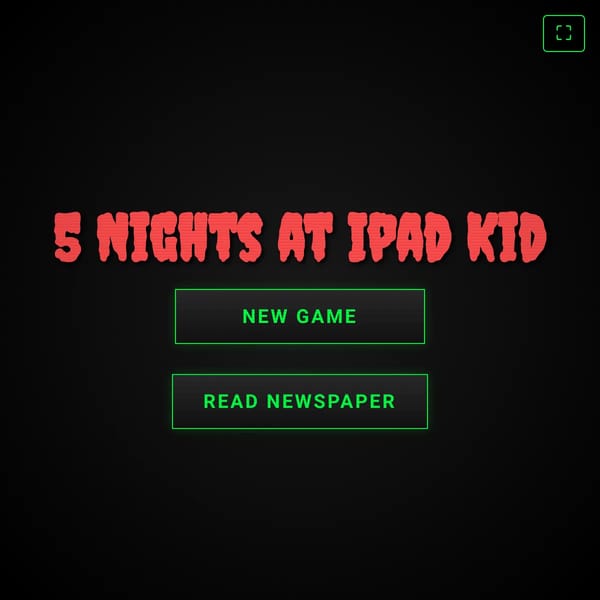5 Nights at Ipad Kid (Rework)