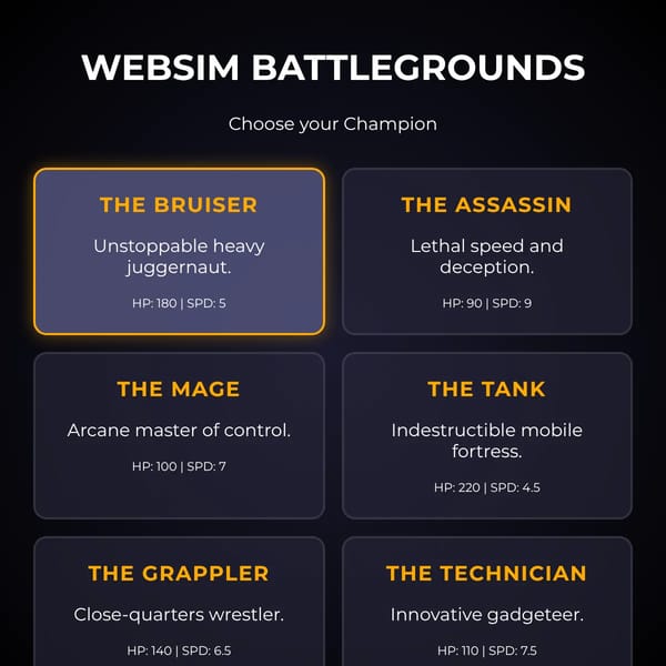 Websim Battlegrounds v2.1