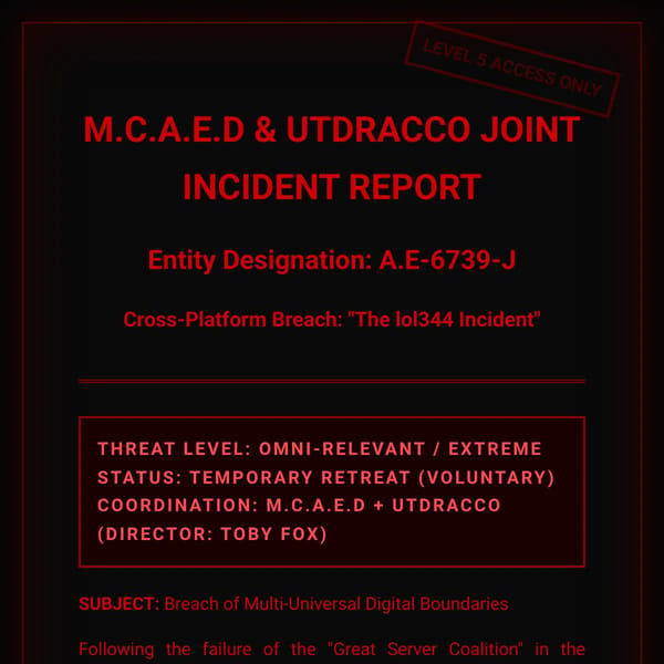 M.C.A.E.D / UTDRACCO Joint Report - A.E-6739-J