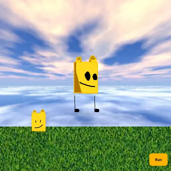 Yellow Lego Walk Test