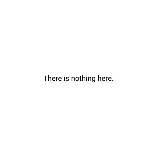 Absolutely nothing