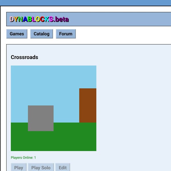 Dynablocks.beta/roblox from 2004