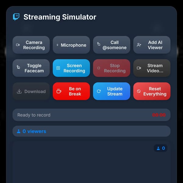 Streaming Simulator