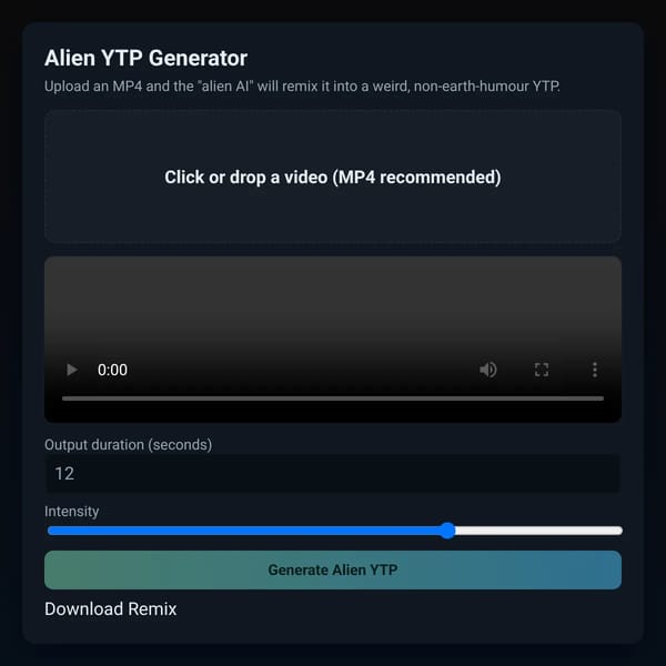 Alien YTP Generator
