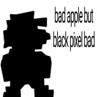 bad apple!! but you have to dodge the black pixels