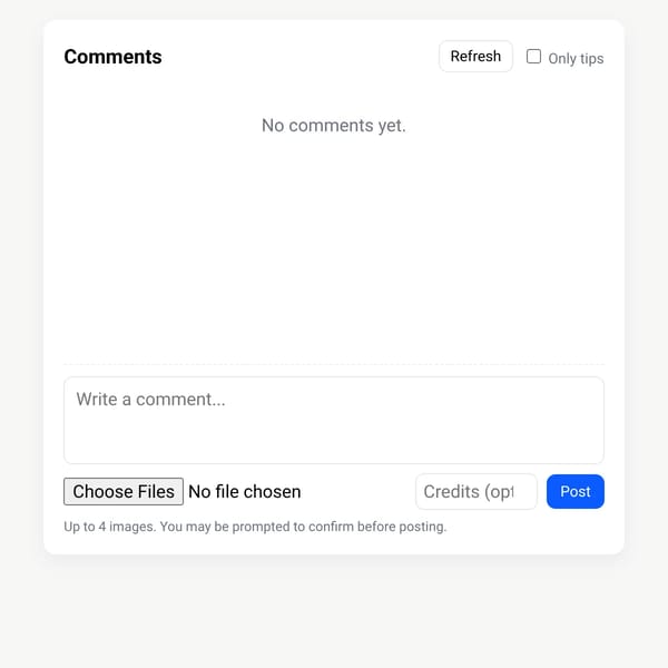 Comments Demo