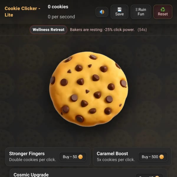 Cookie Clicker - Lite