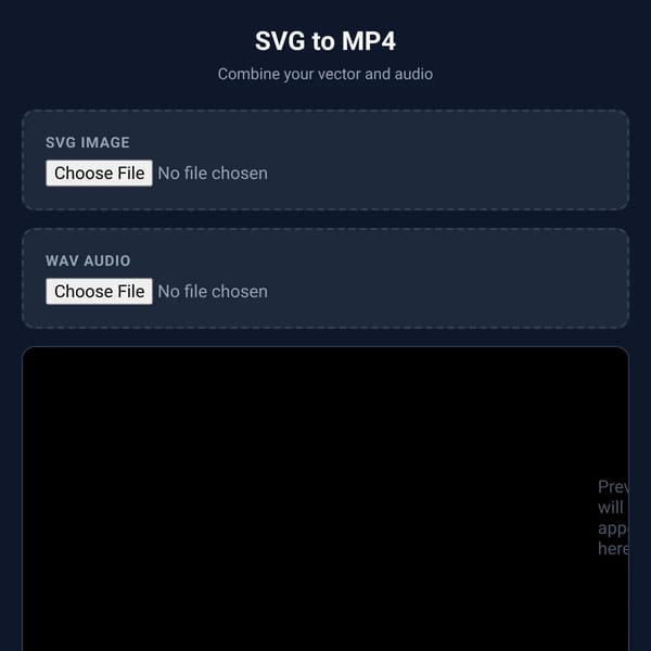 SVG to MP4 Converter