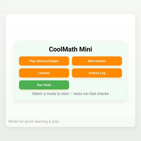 CoolMath Mini
