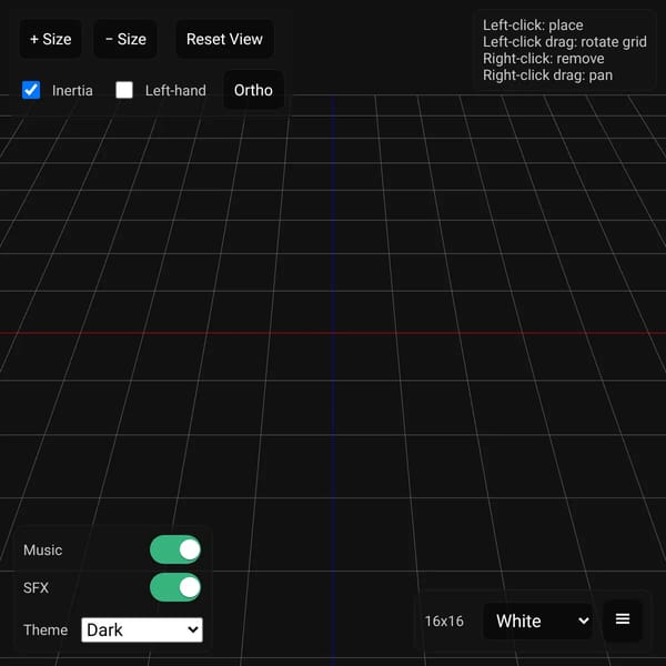 3D Draggable Grid