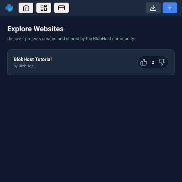 BlobHost | Instant Static Site Hosting