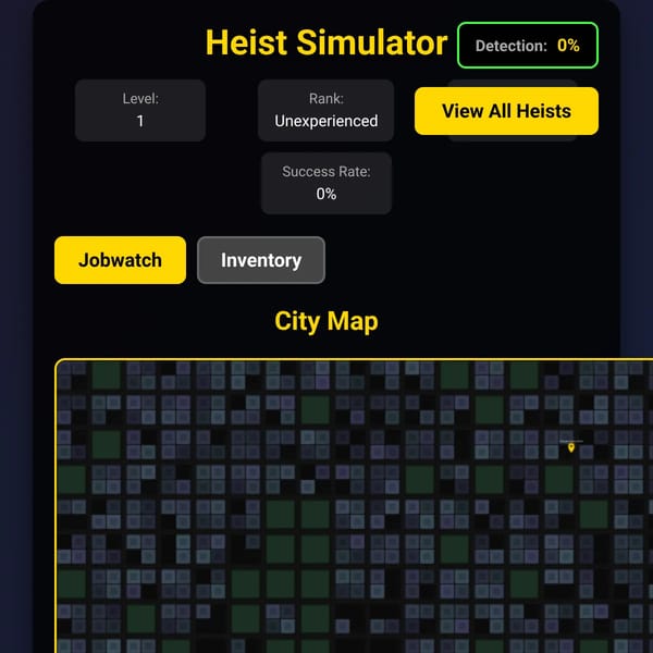Heist Simulator