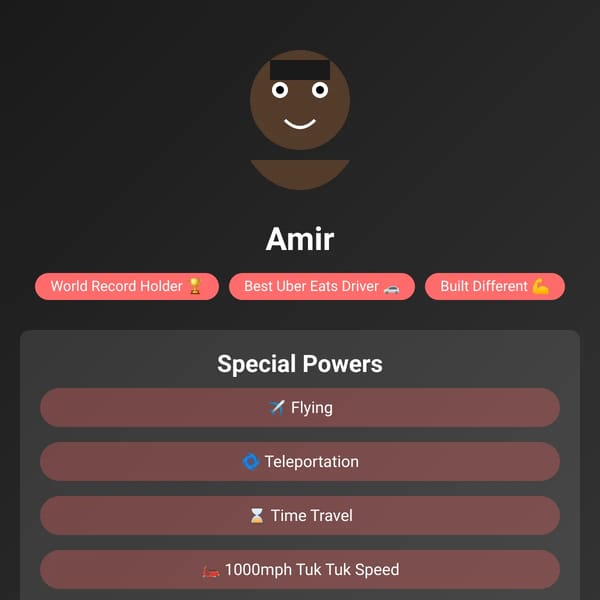 Order from Amir
