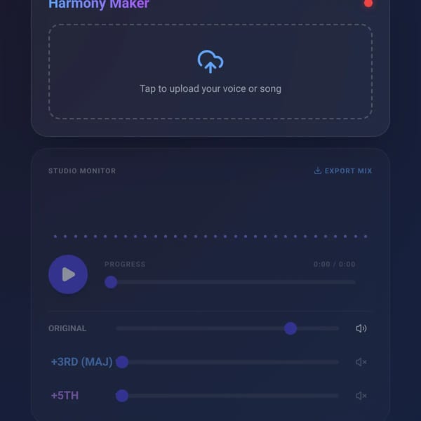 Harmony Voice Maker