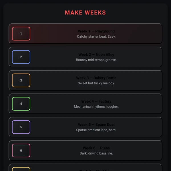 made week songs 1 demo v1.0