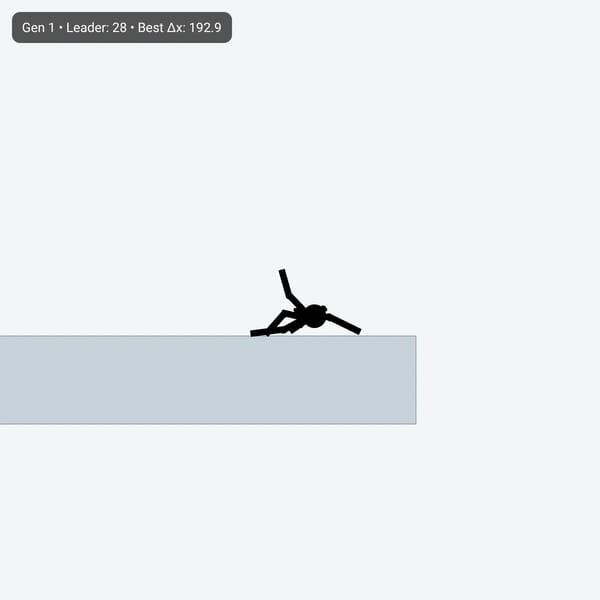 2D Stickman Ragdoll