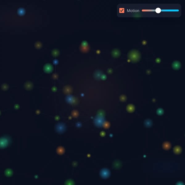 Interactive Particle Field — clone
