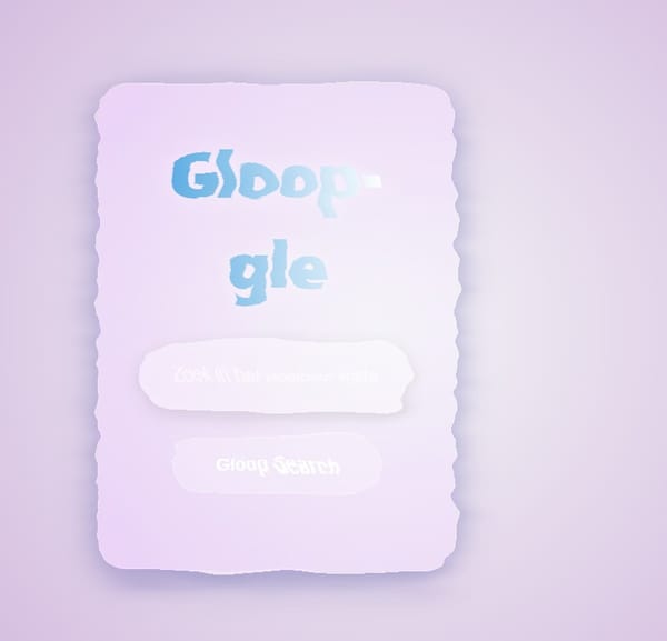 Gloop-gle | Interdimensional search engine