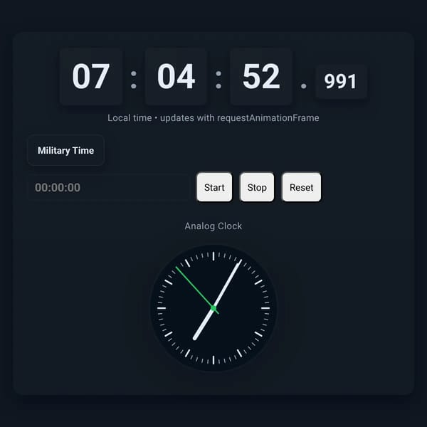 Live Clock