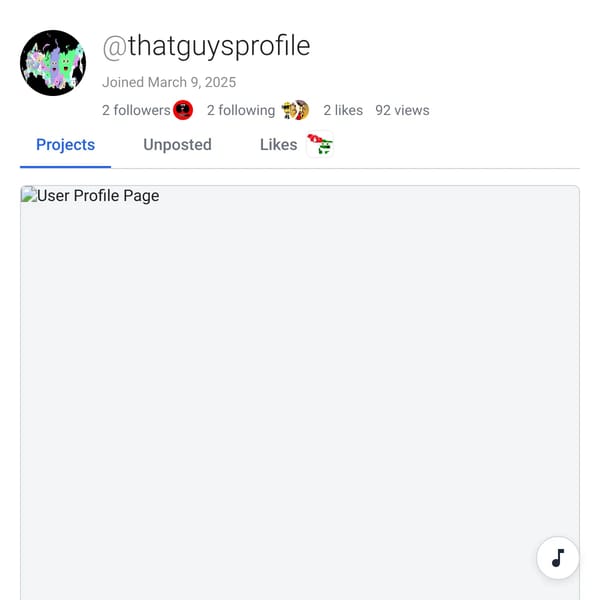 User Profile Page