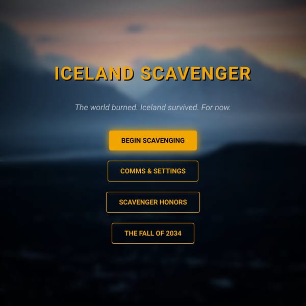 Clicker game - Iceland Scavenger