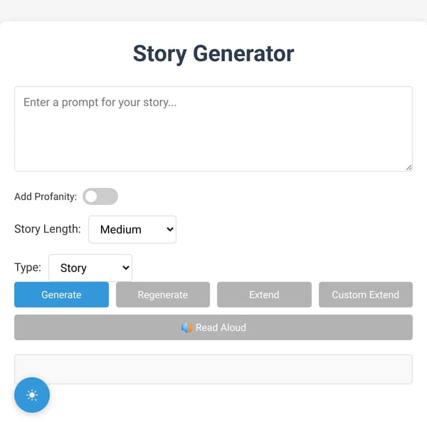 Story Generator 1.5 (First Remix ever gng)