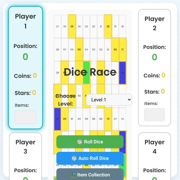 4 Player Dice Game