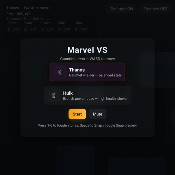 Thanos — Topdown