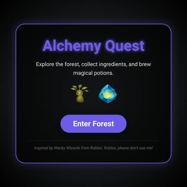 Alchemy Quest version 0.0.2