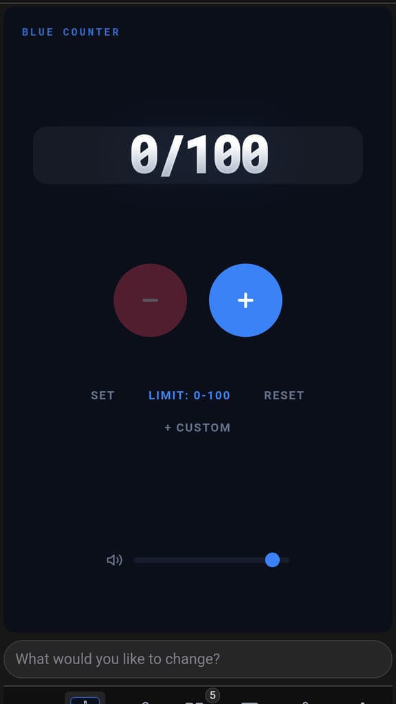 Blue Counter