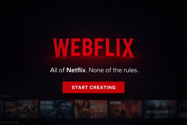 Webflix: netflix but websim