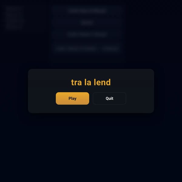 tra la lend (2d survival game)