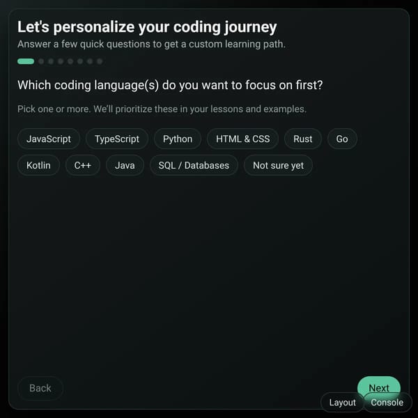 Personalized Coding Tutor