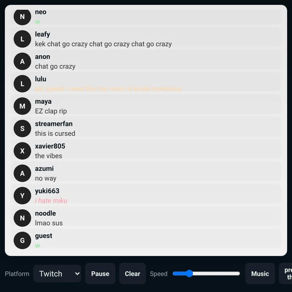 TWITCH SIMULATOR!