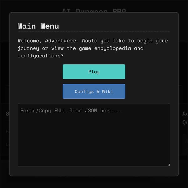 [SAVES | RACES & CLASSES] AI Dungeon RPG