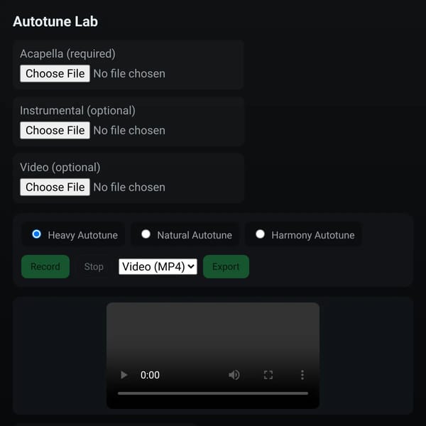 Autotune Lab