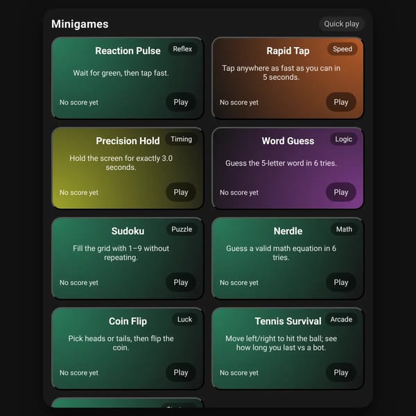 Minigame Lobby