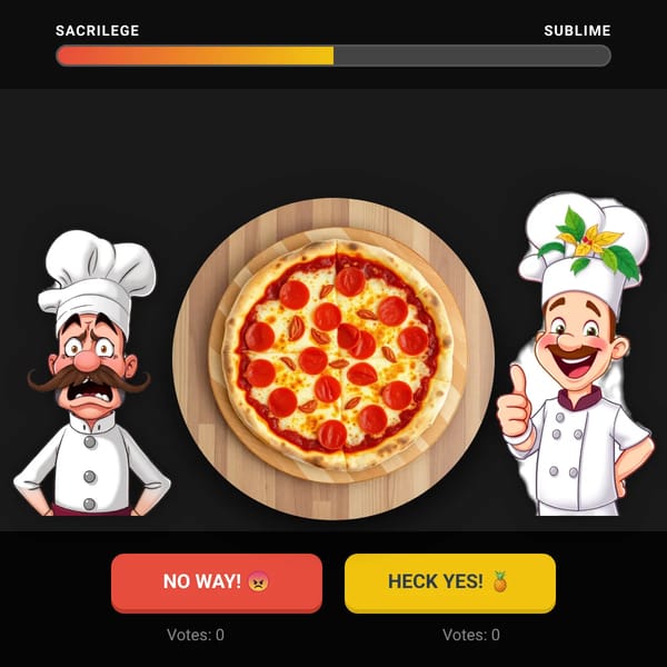 The Great Pizza Debate